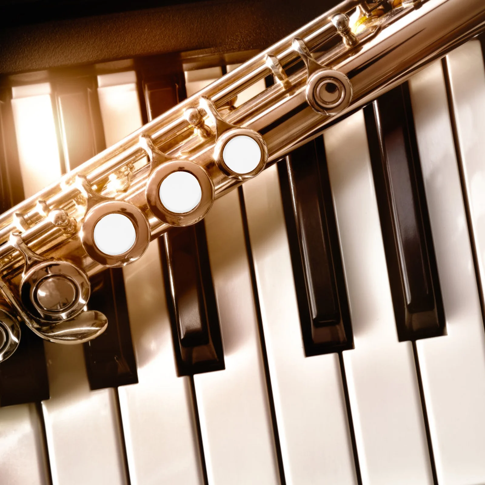 

20 Pcs Flute Hole Plug Tool Open Covers Flutes Repair Plugs Instruments Accessories Key Silica Gel Supplies