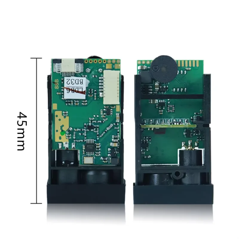 Módulo telémetro láser OEM TTL 8hz Sensor de distancia UART de alta precisión alarmas de camión frecuencia 40m módulo telémetro