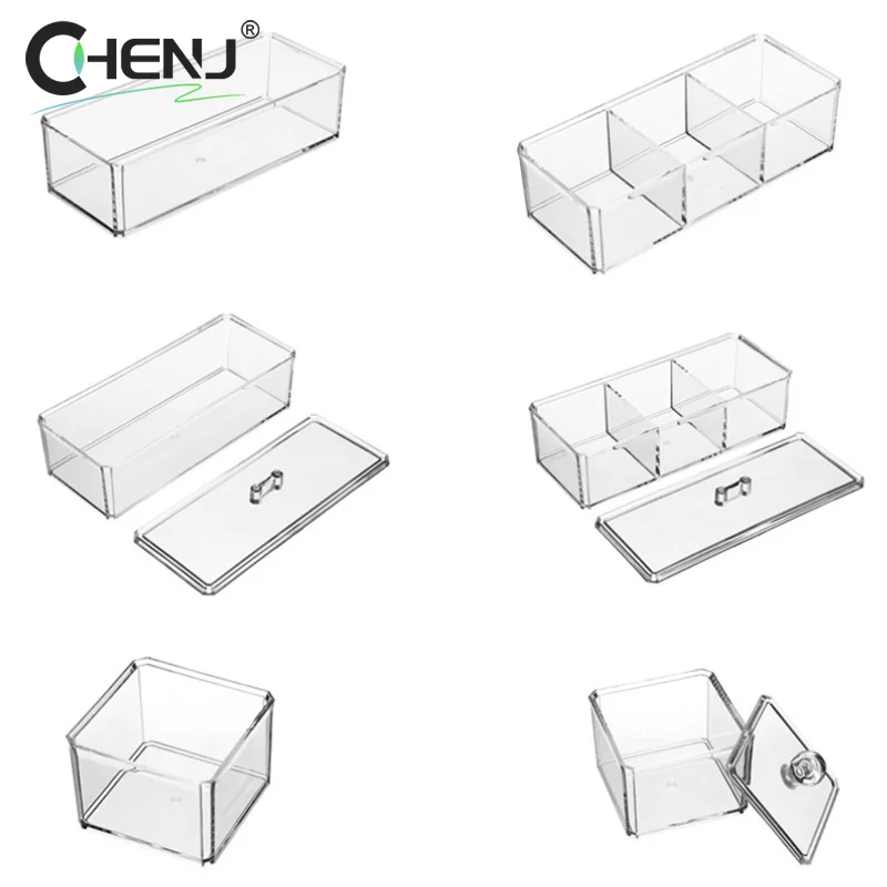 Tea Bag Storage Box Drawer Type Coffee Capsule Sorting Box Acrylic Sealed Storage Jar with Lid Tea Coffee Sugar Container