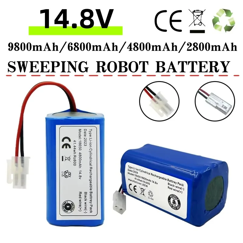 Литий-ионный аккумулятор 4S1P 14,8 В, для робота-пылесоса XIAOMI MIJIA Mi XiaoMi G1 MJSTG1, SKV4136GL R30,ILIFE A4, A4S, V7, V7S, 9800 мАч Литий-ионный аккумулятор 4S1P 14,8 В, для робота-пылесоса XIAOMI MIJIA Mi XiaoMi G1 MJSTG1, SKV4136GL R30,ILIFE A4, A4S, V7, V7S, 9800 мАч