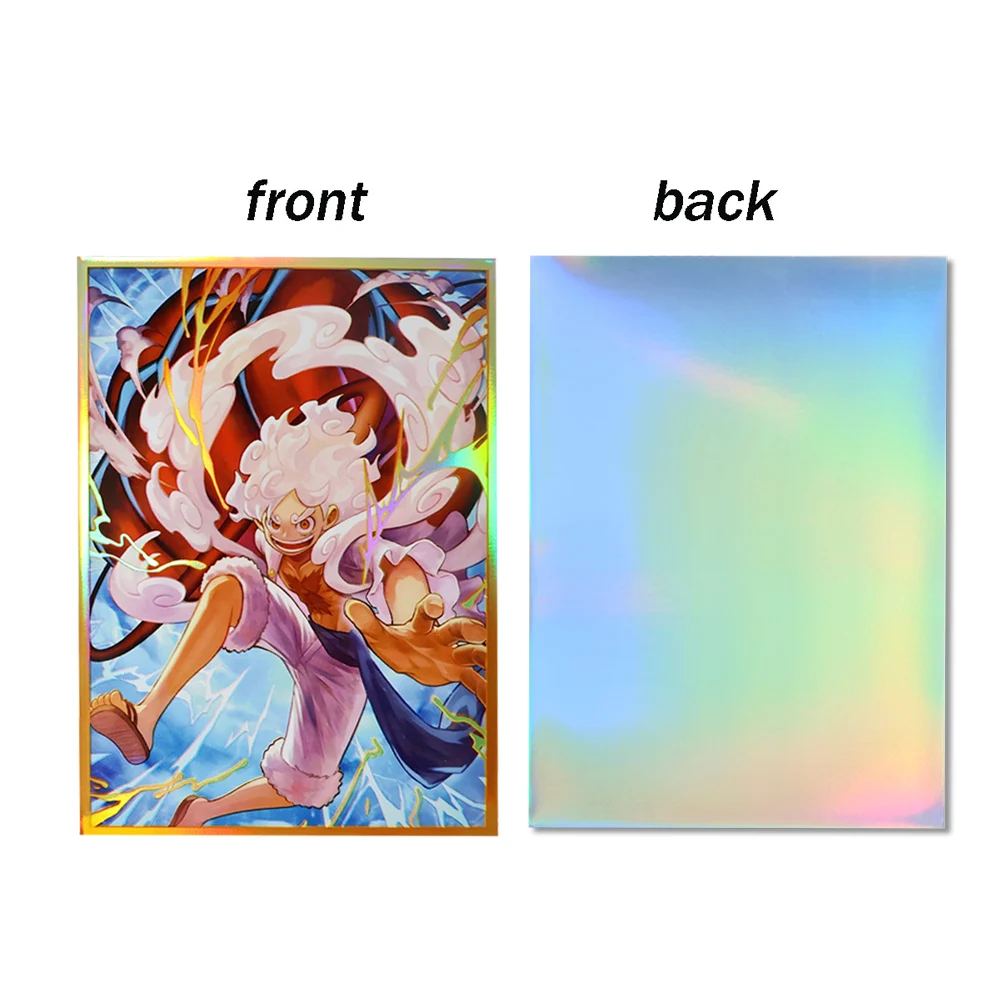 67x92mm Holografische Art Anime Kaart Mouwen Bordspel Trading Card Protector voor PTCG/MTG/PKM Game Kaarten 60 STKS