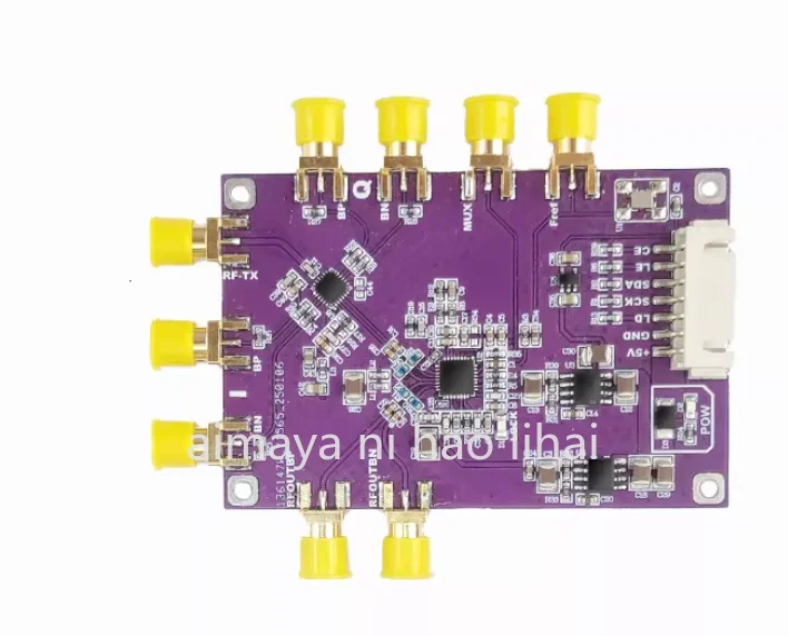 

Оригинальный модуль ADF4350+ADL5375, простой передатчик с IQ-модуляцией, частота передачи 500 МГц – 4,4 ГГц.