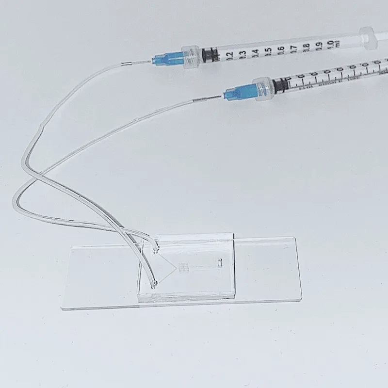 kit-de-connexion-microfluidique-pour-puce-standard-pdms-liposome-micro-melange-en-forme-de-t-croise