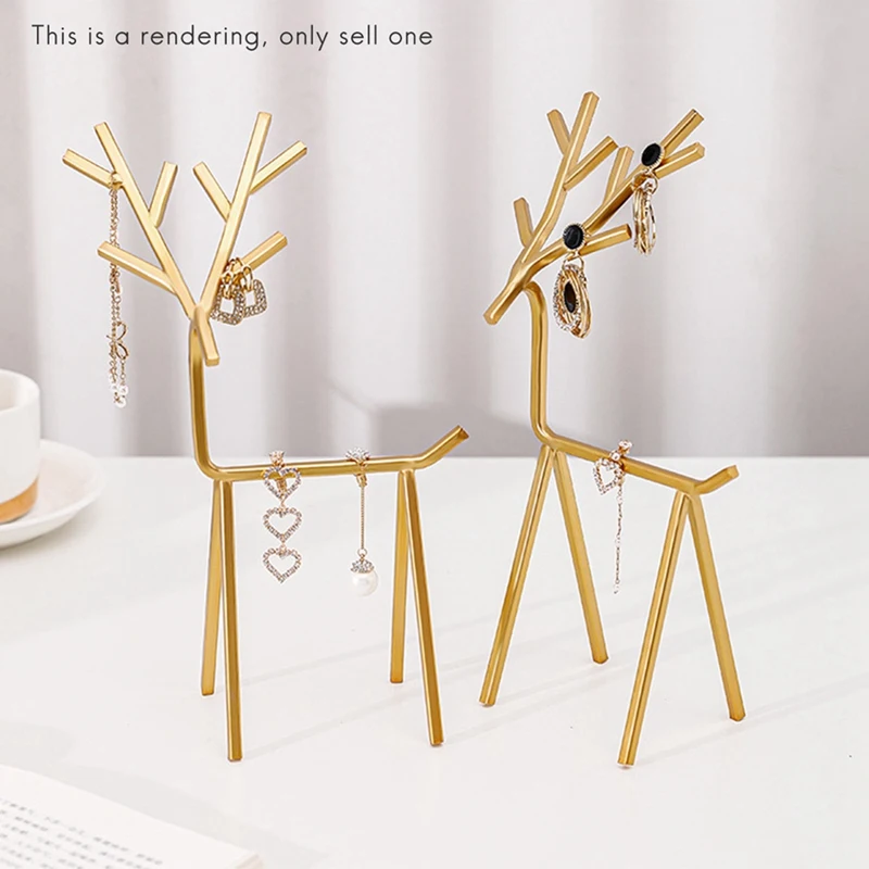 Antler Jewelry Stand Decorative Ornaments Necklace Display Stand Key Earring Storage Rack