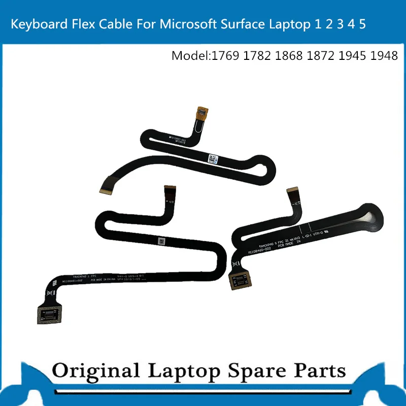 Original keyboard Flex Cable for Surface Laptop 1 2 Laptop 3 4 5 track pad Cable 13.5 inch 15 1769 1782 1868 1872 1948