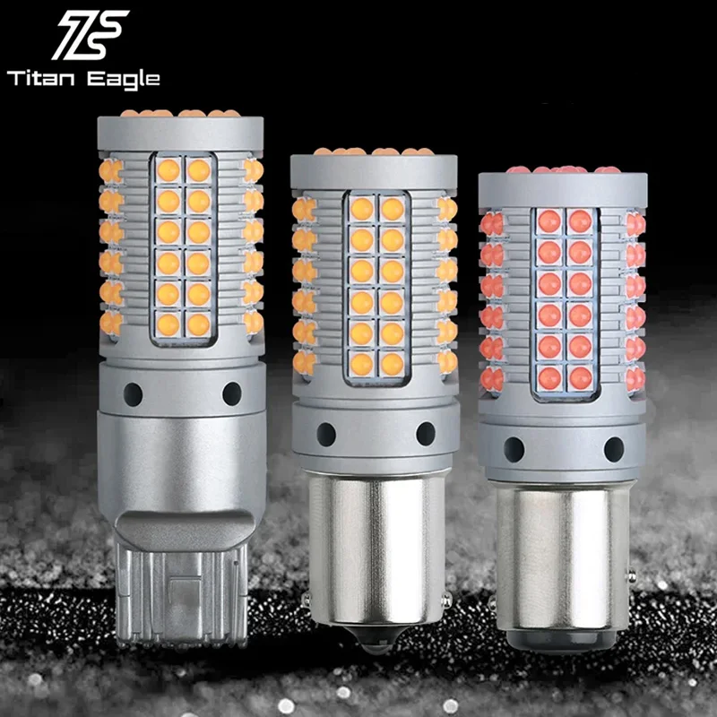 

2Pcs Led Car Interior Lighting 1156 BAU15S PY21W 7440 W21W WY21W T20 Lamp Reverse Turn Signal Light Auto Reverse Light 12V White