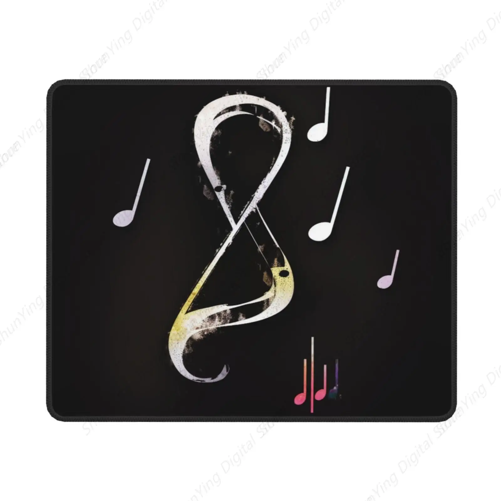 

Mouse Pad Music Note Anti Slip Rubber Base Washable Gaming Mouse Pad Computer Keyboard Pad 18*22cm