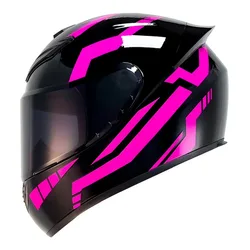 Casco de motocicleta para hombre, casco completo de Motocross, cascos integrales de invierno, equipo Protector de motocicleta anticaída DOT, resistente al desgaste