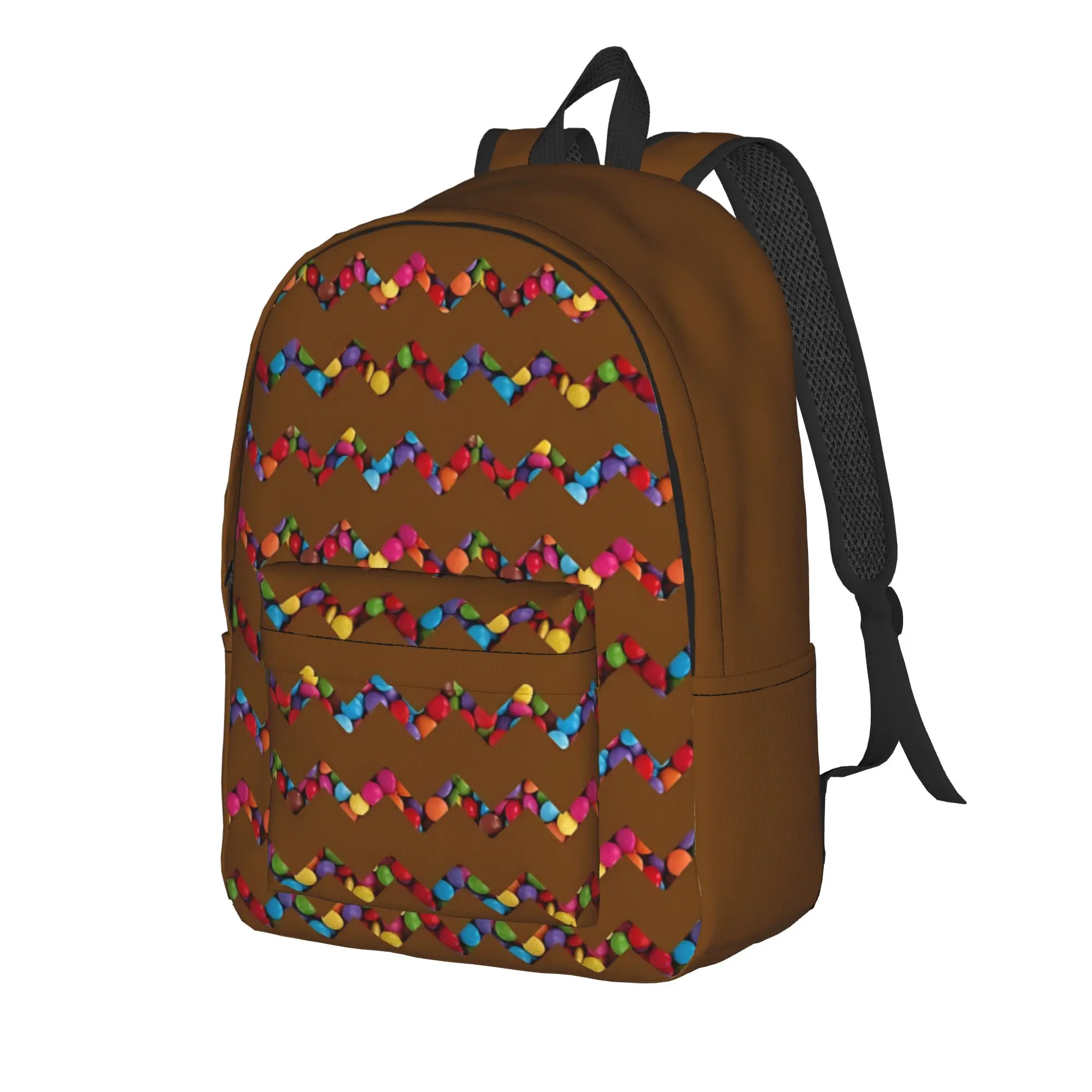 Back to school season Fashionable chocolate candy Rucksack Smarties Students Bookbag Backpack