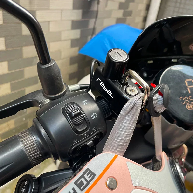 2024 Brand new For Honda Rebel CMX 300 500 1100 CMX300 CMX500 CMX1100  Helmet Lock Anti-Theft Helmet Motorcycle CNC Accessories