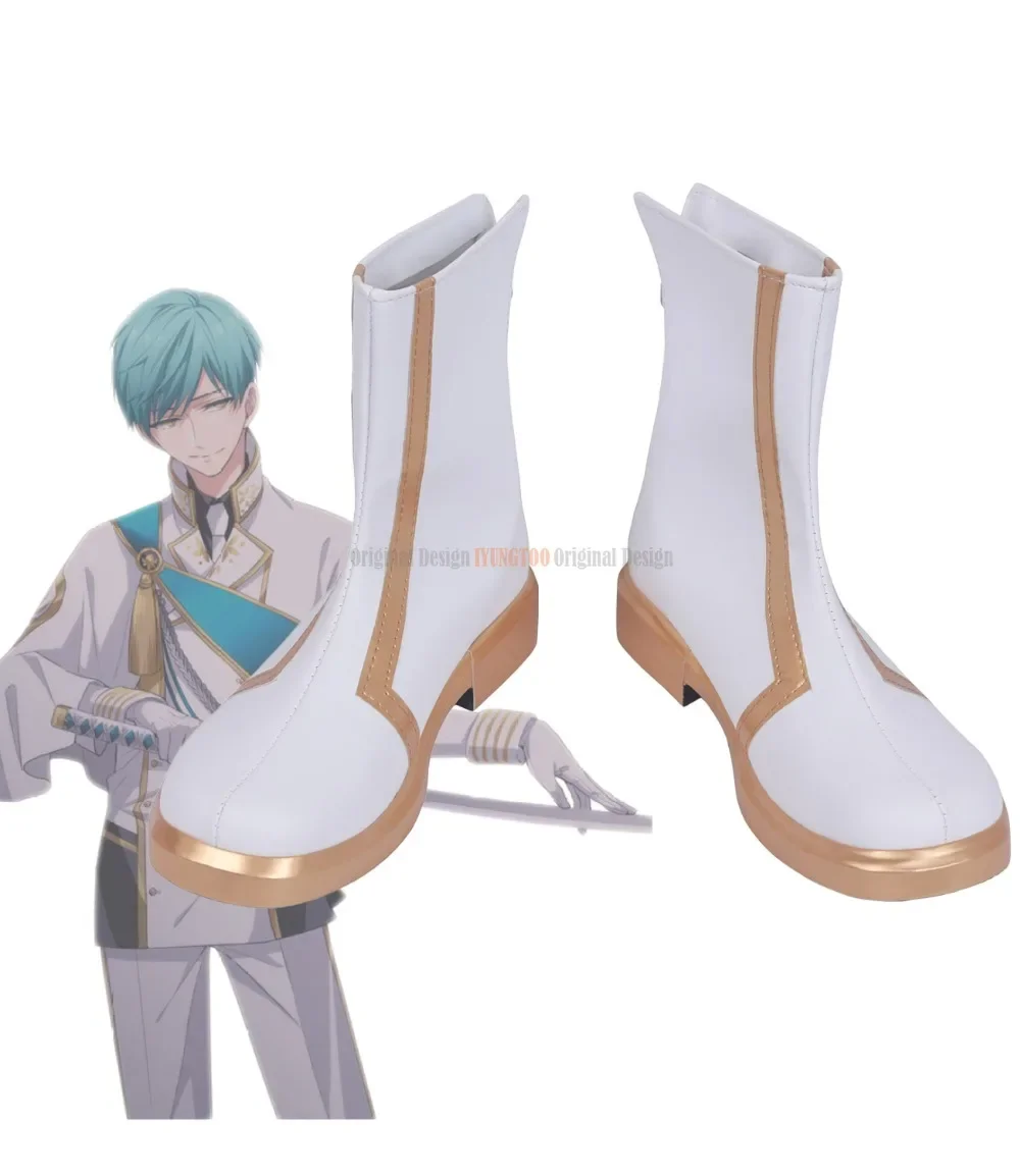 

Ichigo Hitofuri Cosplay Touken ranbu Ichigo Hitofuri Cosplay Boots White Shoes Custom Made