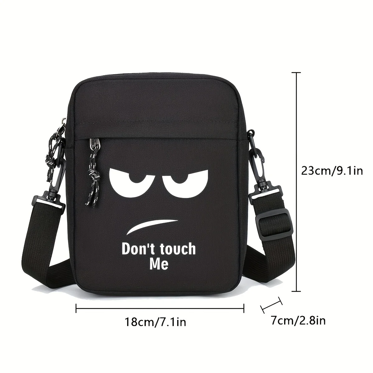 Tas Selempang Kasual Tas Bahu Pria Komuter Rasa Canggih Tas Kain Oxford Luar Ruangan Perjalanan Kapasitas Besar Baru