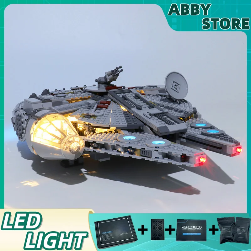 

Комплект светодиодных фонарей своими руками для LEGO 75257 Millennium Falcon (только светодиодный светильник, без модели блоков)