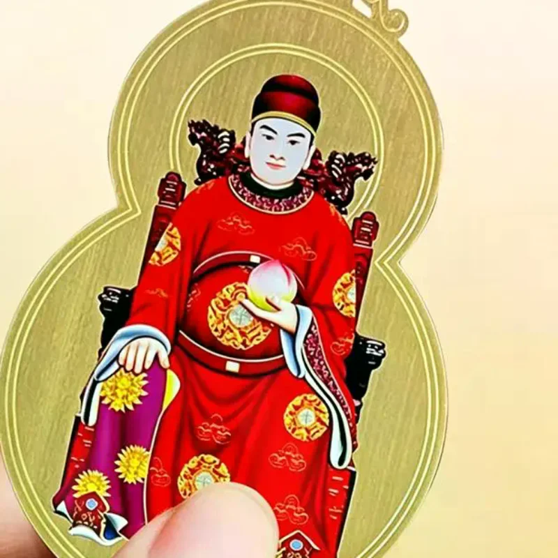 2027 Tai Sui Card Feng Shui Prayer Gold Card Exorcism Protection Gift Safe Bring In Wealth And Treasure Home Decoration