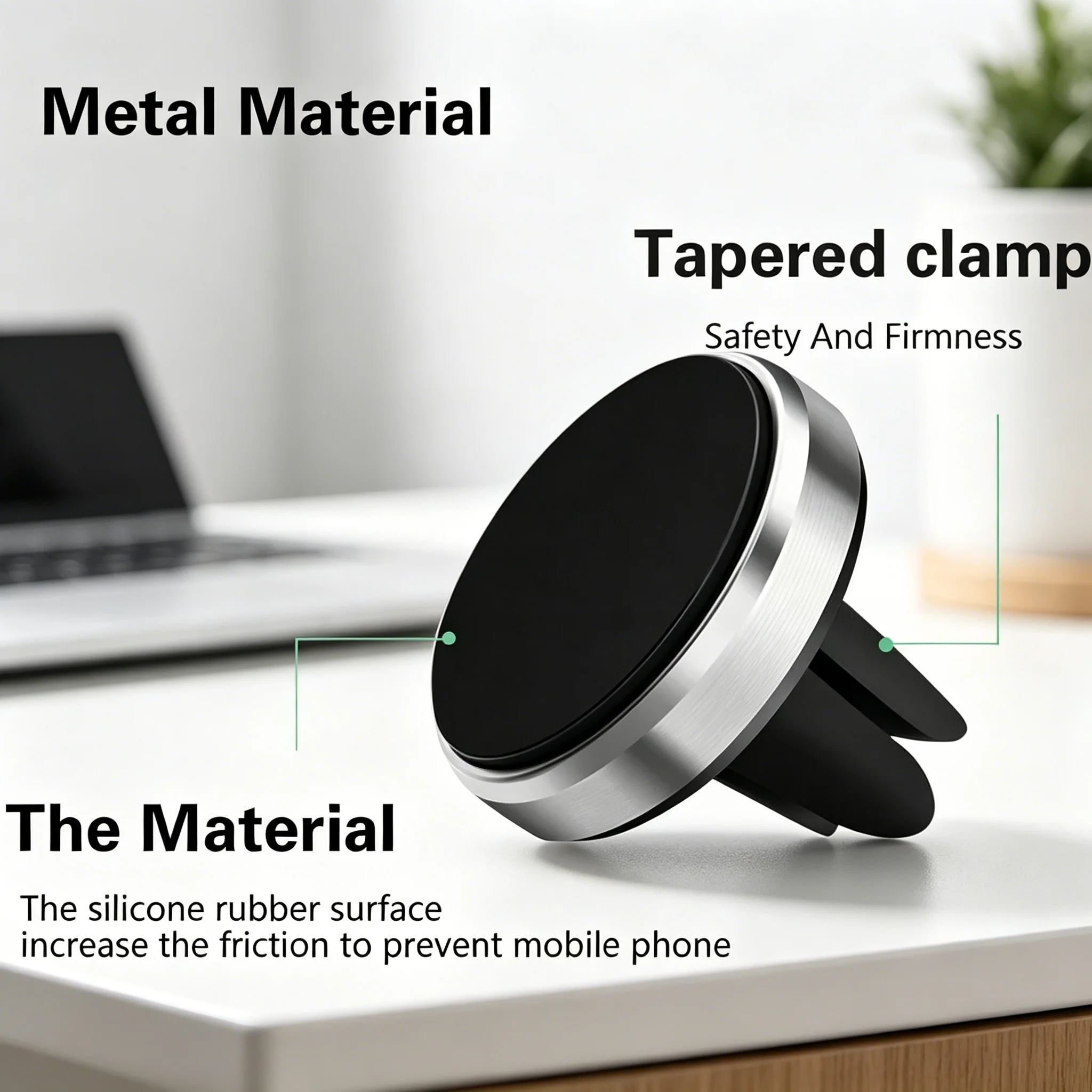 Strong Magnetic Air Vent Car Phone Mount Holder Universal Magnetic Smartphone Stand For iPhone Samsung Mobile Phones Driving Use