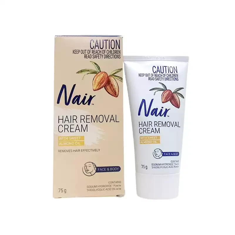 Nair Sensitive Hair Removal Cream for Women - Gentle on Sensitive Skin, No Razor Needed, Helps Prevent Ingrown Hairs