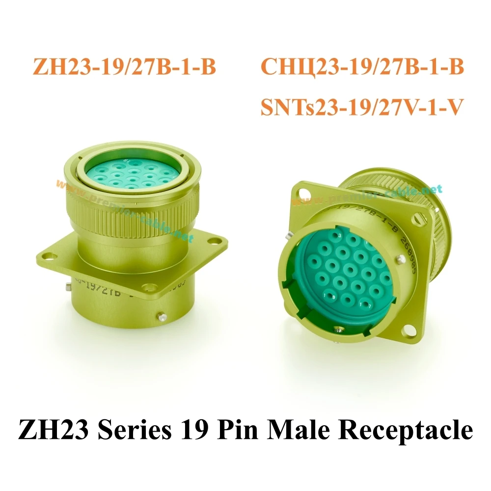 ZH23 Series 19 Pin Male Bayonet Electrical Connector, ZH23-19/27B-1-B, СНЦ23-19/27B-1-B, SNTs23-19/27V-1-V