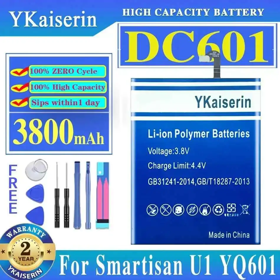 

Аккумулятор мобильного телефона 3800 мАч для Smartisan U1 YQ601 YQ603 YQ605 YQ607 DC601