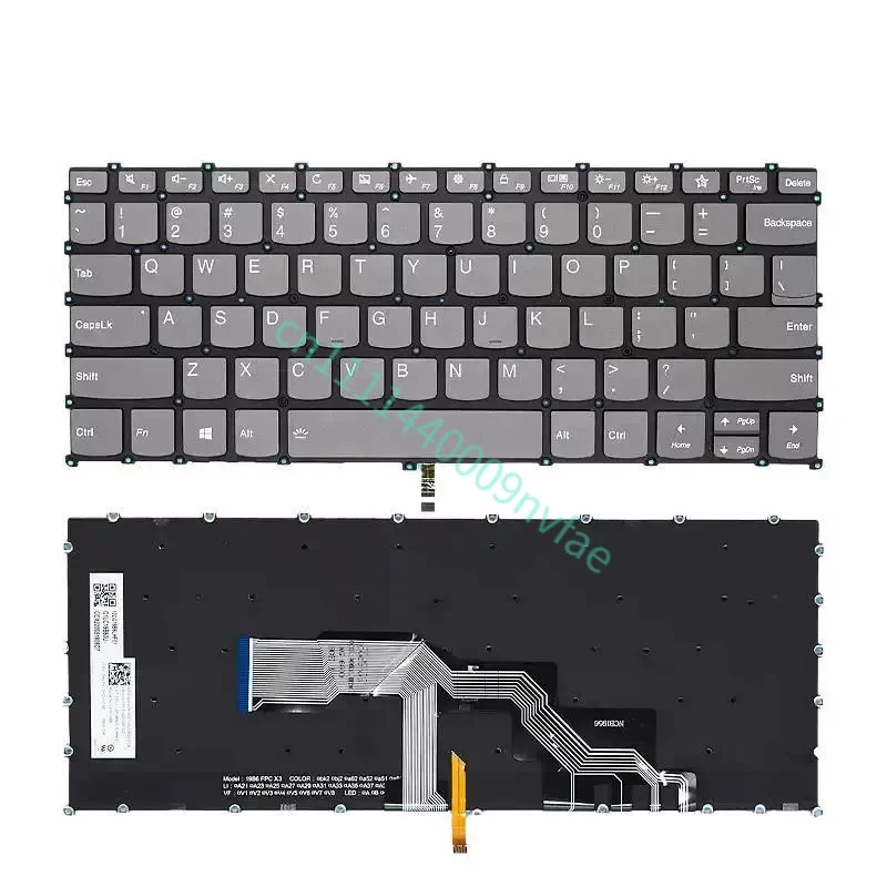 US For Lenovo XIAOXIN PRO 13 Pro-13 Pro-13S 2019 2020 Laptop Keyboard 0.3