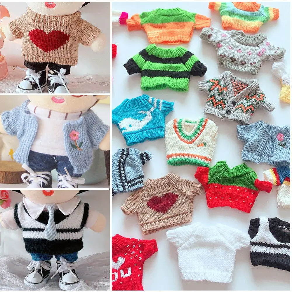 Supplies Mini Animal Dolls Yellow Duck Birthday Gifts Home Decoration   Clothes Sweater   Dolls Accessories