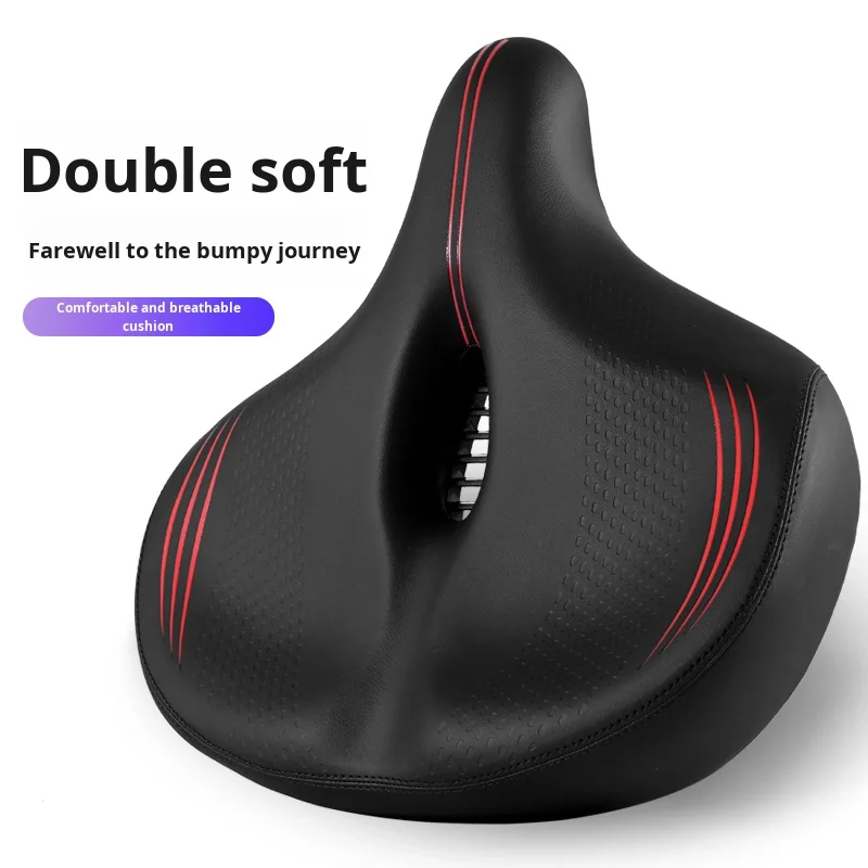 

Супер мягкая подушка для велосипедного сиденья, удобное утолщенное седло для горного велосипеда, простой стиль, аксессуары для велосипеда