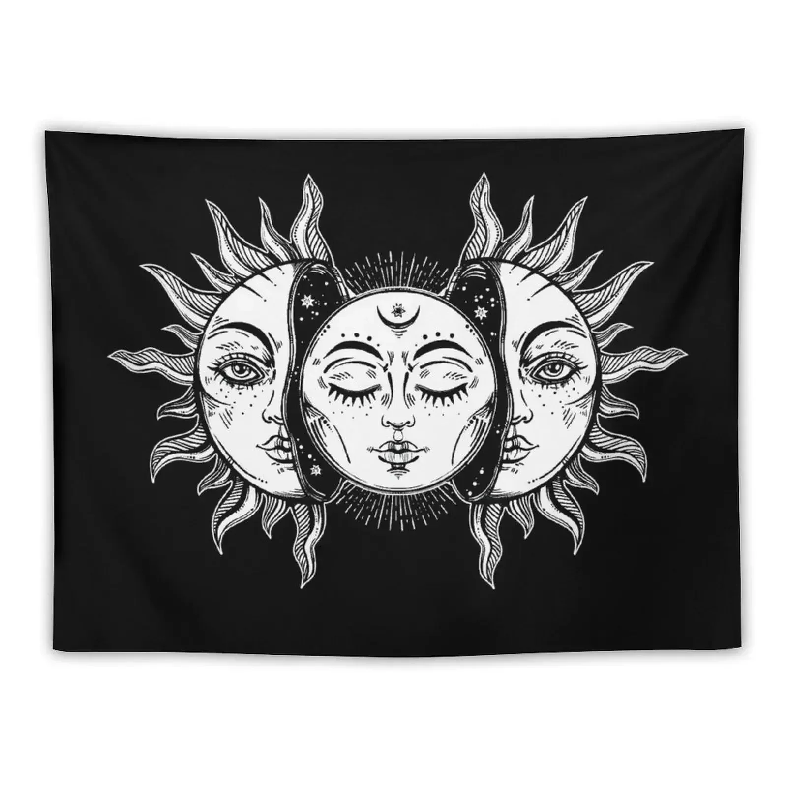 

Sun and moon Tapestry Living Room Decoration Decoration Pictures Room Wall Tapestry