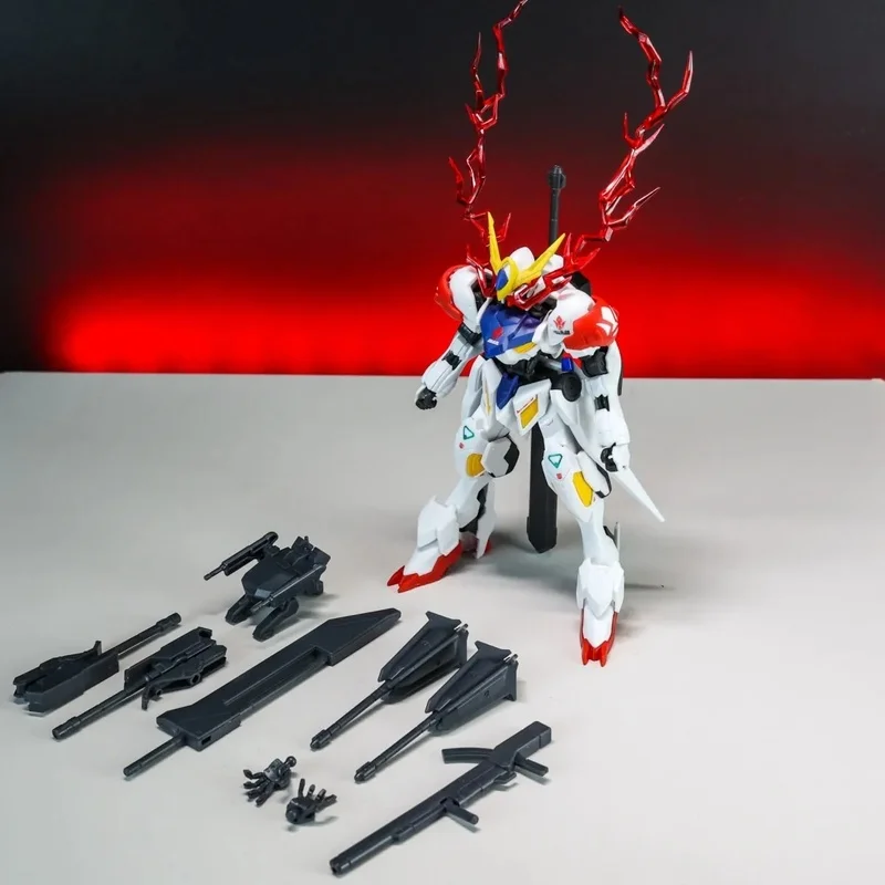 GK Iron-Blooded Orphans HG 1/144 Barbatos Lupus Mech Kit de Montagem de Modelo, Figura de Ação, Quebra-Cabeça para Meninos, Brinquedo, Presente, Ornamento de Mesa, Boneco