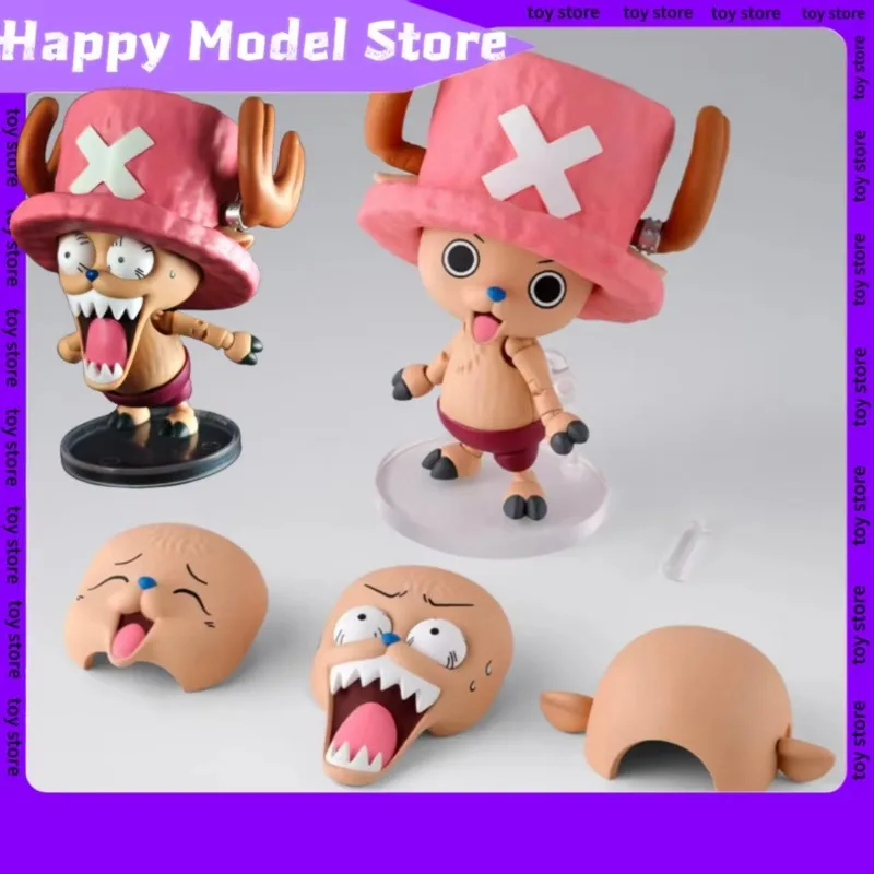

In Stock SHF Chopper Movable Figurine Drum Island Winter Hat Joba Anime Puppet Model Ornament Collection Periphery Holiday Gift
