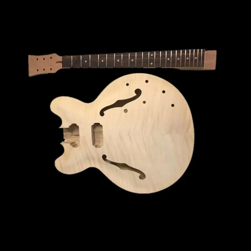 New Electric guitar semi-finished unassembled kits,ES-335 Electric guitar