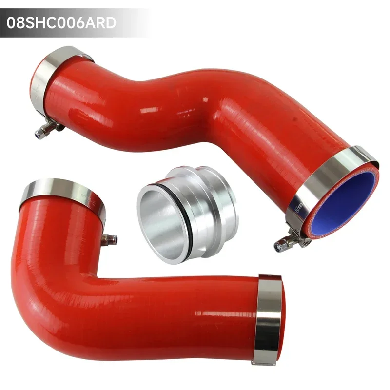 Black/Blue/Red Intercooler Silicone Intake Hose Clamps Kit For VW Golf GTI  2.0T MK5 MK6 A3/S3 VERSION 2