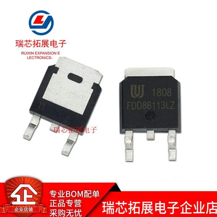 

30 шт. Оригинальный Новый FDD86113LZ 86113LZ 100A/4,2 V N-channel FET TO-252