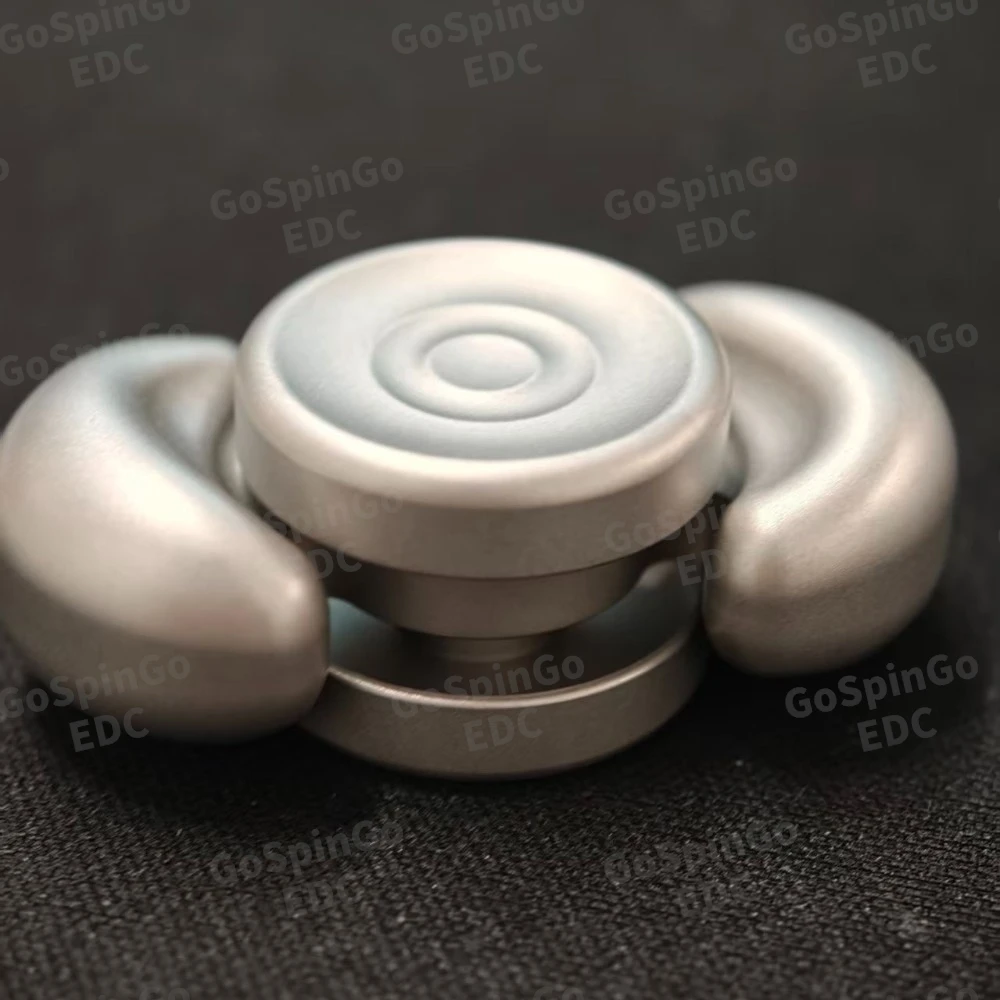 ユニバース EDC エダン フィジェットスピナー ステンレススチール ジャイロ ツーブレード フィジェットスピナー 不安解消グッズ