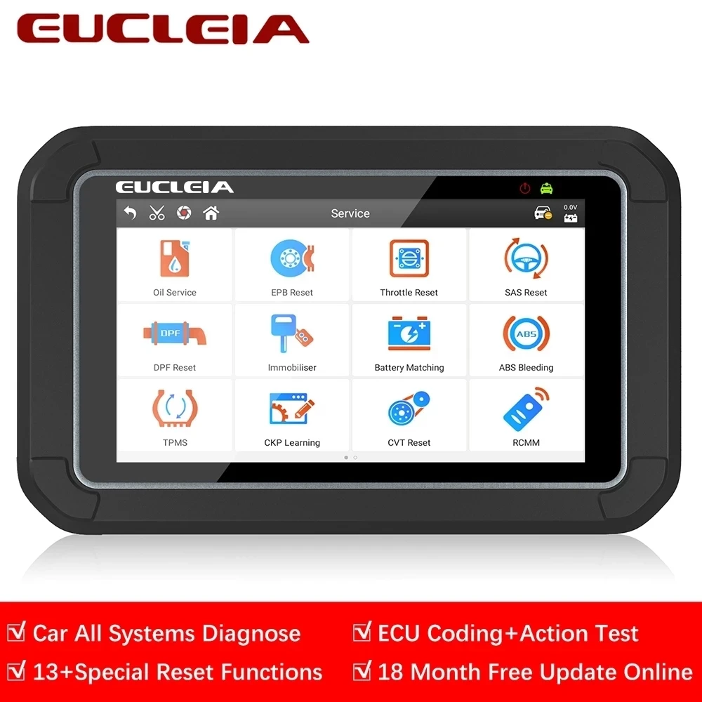 EUCLEIA S7C Professional OBD2 car scanner complete system car diagnostic tool