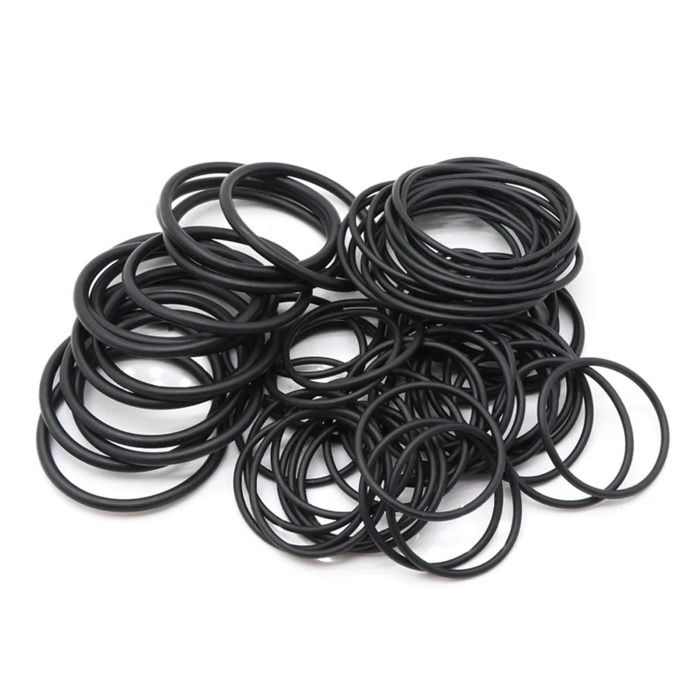 10pcs NBR Seal O Ring Gasket CS 3.5mm OD 10-225mm Black Nitrile Rubber O Rings Waterproof Corrosion Oil Resistant Sealing Washer