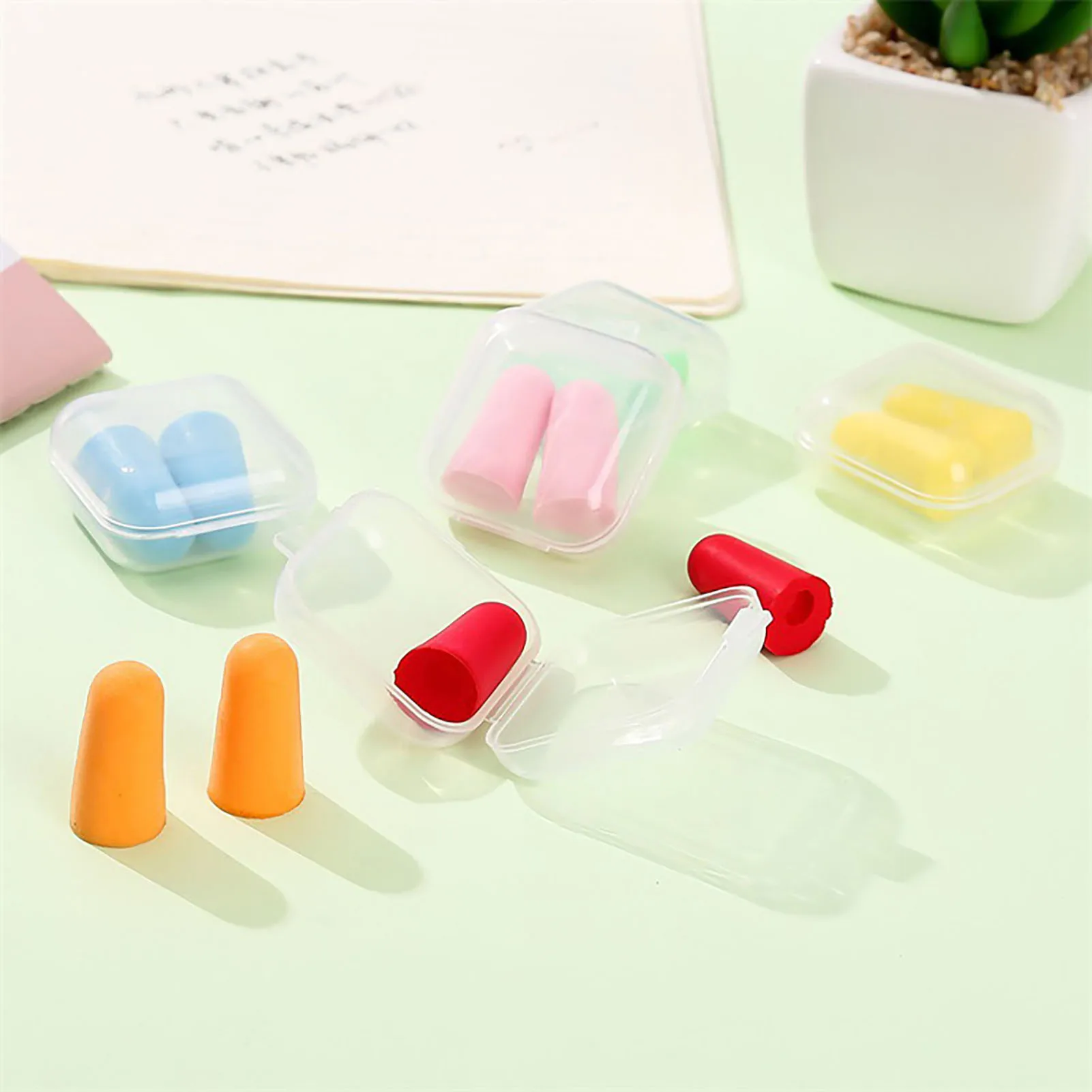 Ultra Soft Sponge Earplug Comfortable Sleep Ear Plugs for Work Construction Snoring