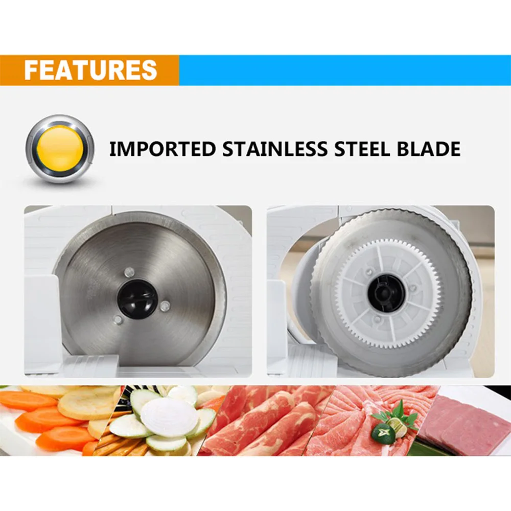 Электрическая нарезка для ягненка, бытовая миниатюрная нарезка для говядины, 220 В, с тостами и фруктами