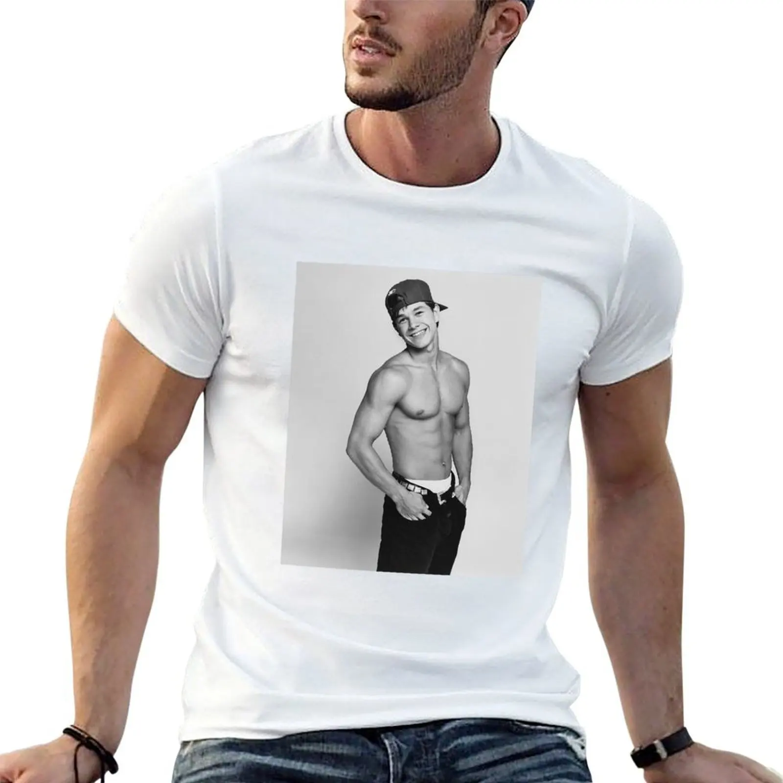 

Marky Mark T-Shirt printed t shirts for man t shirts for man slim fit cotton t shirt man T-shirt