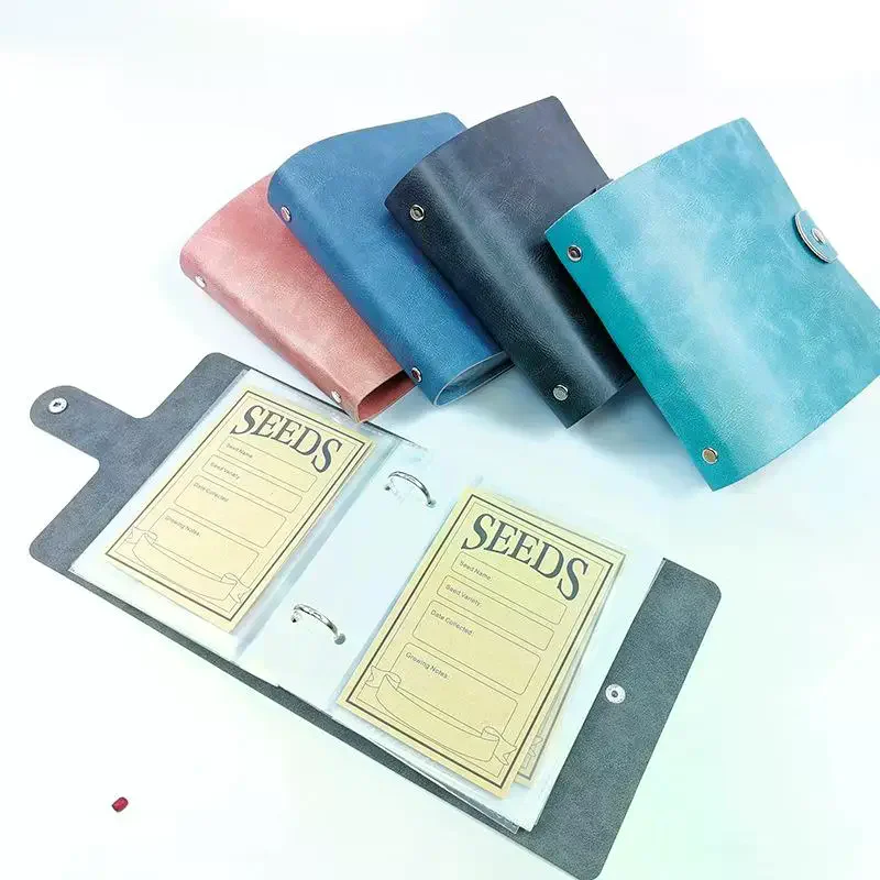 منظمات تخزين بذور الحديقة، مظاريف البذور ذاتية الغلق، مجلد منظم البذور، مجموعة واحدة، 50 قطعة #1