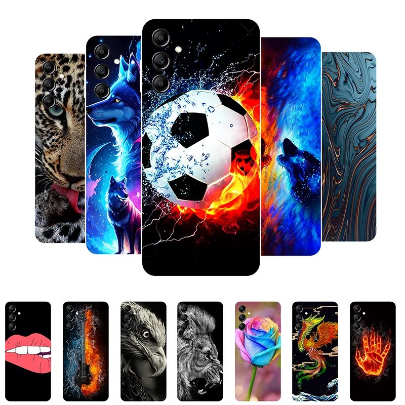 For Samsung M54 5G Case Football Silicone Soft Shockproof Back Cover for Samsung Galaxy M54 M 54 Phone Case GalaxyM54 etui Funda