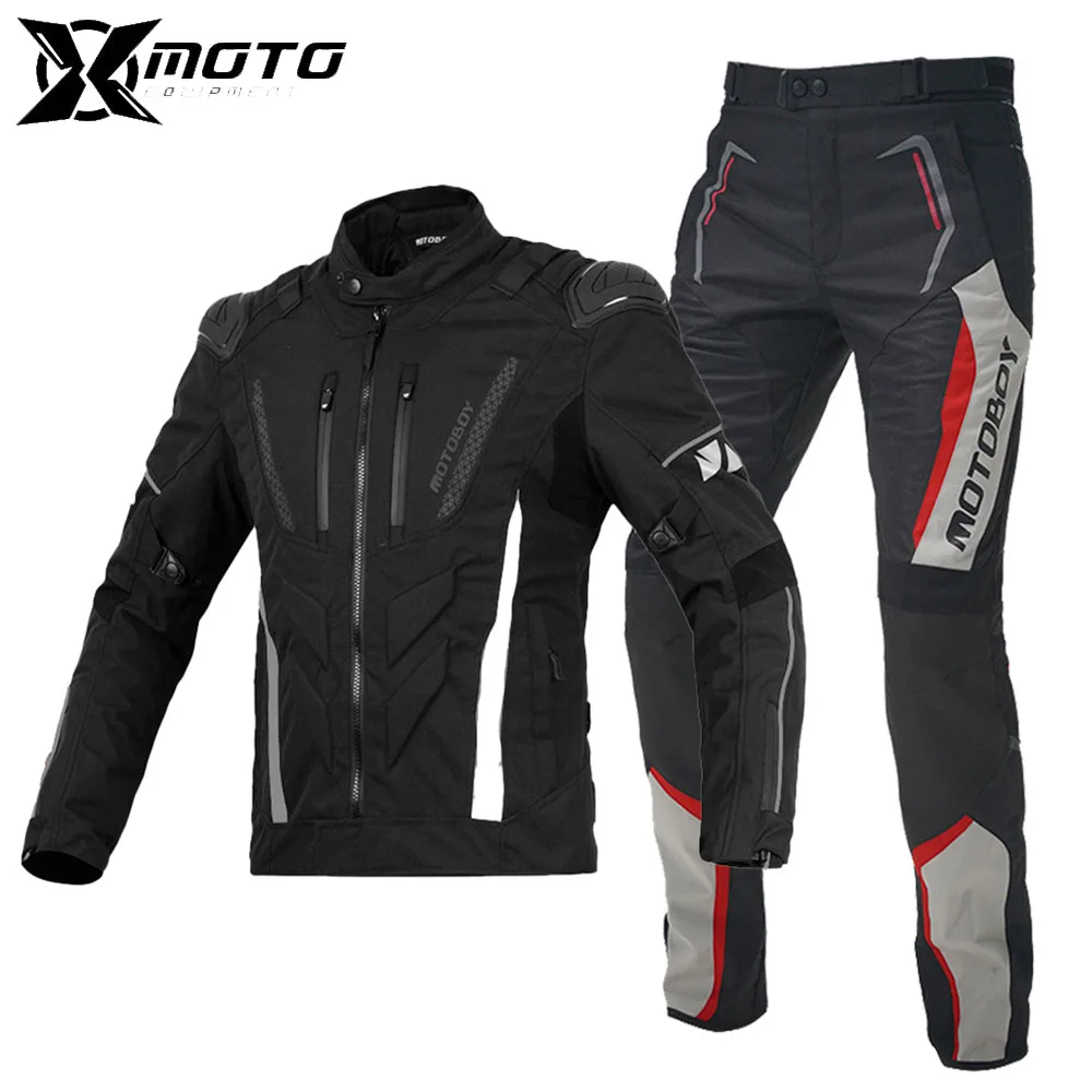 

Motocross Off-Road Jacket Motor Racing Jacket Breathable Reflective Jacket Protective Gear Four Seasons Motorcycle Jacket Pant