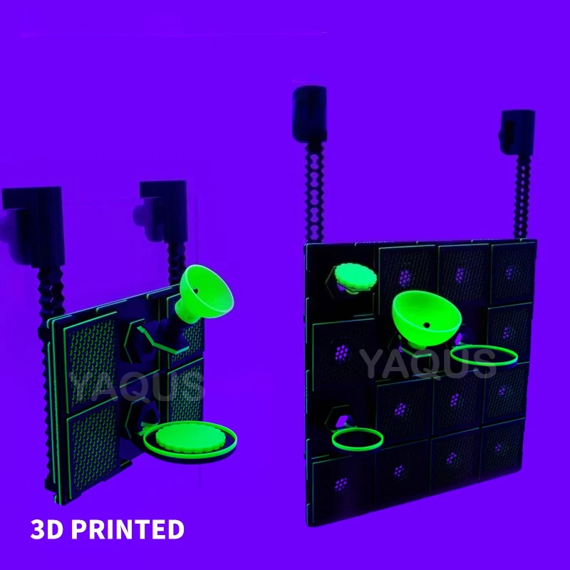 DIY Aquarium Coral Stand Saltwater 3D printed fluorescent Fish Tank Accessories Wall Mounted Coral Nest Grid Grass Coral Holder