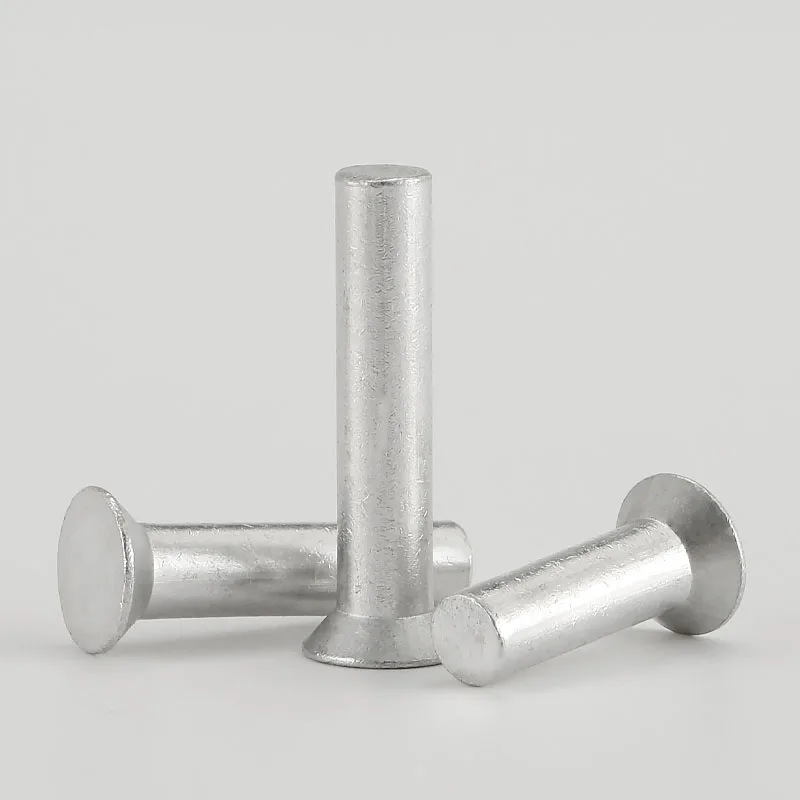 Aluminum Round/Button/Countersunk Flat Head Solid Rivet Self Plugging Rivets M2 M2.5 M3 M4 M5 M6 M8