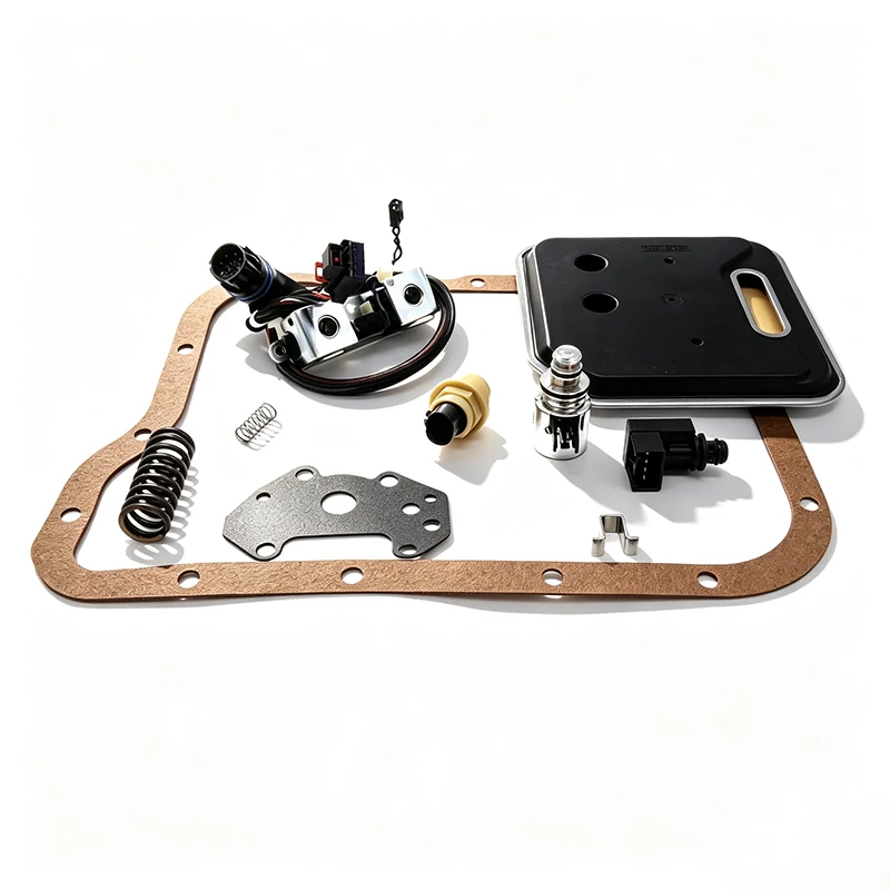 #￥for46RE 47RE 48RE A518 TransmissionSolenoid Upgrade Repair Kit With Filter Pan Gasket Fit A518 4-Speed Trans Replacement Parts