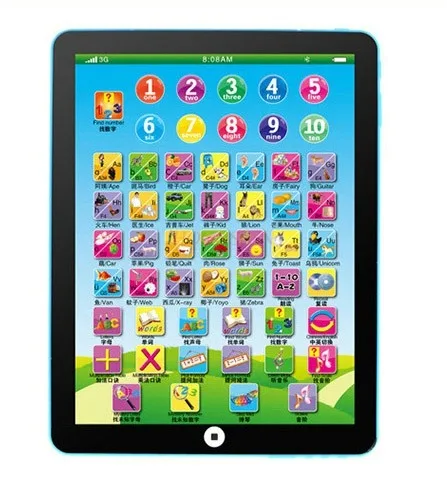 Giocattoli puzzle per bambini macchina per l'apprendimento dell'ipad macchina per la prima educazione del bambino macchina per l'apprendimento della prima infanzia del bambino Tablet computer