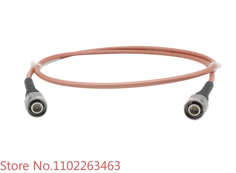 TNC to TNC male test wire stainless steel connector 6GHZ low standing wave RG142 cable TNC-JJ