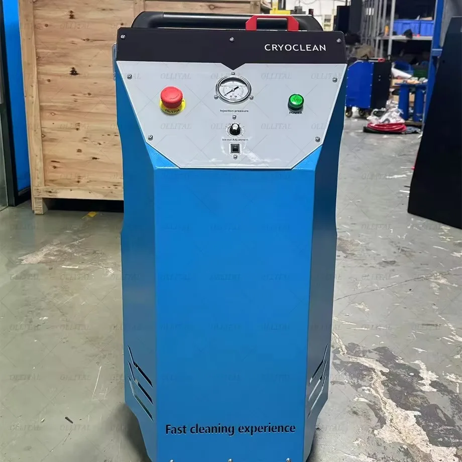 Customized Dry Ice Blasting Equipment Dry Ice Cleaning Machine for Automotive Detailing Engine Chassis Industrial Rust Removal