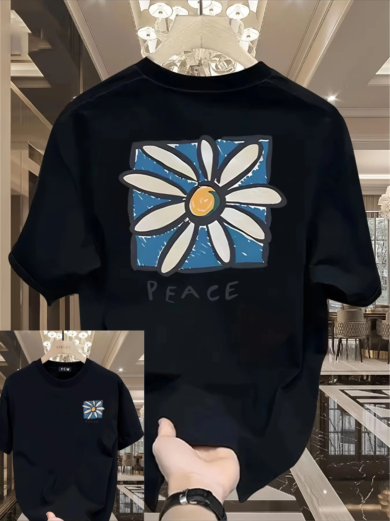 2026 Summer Men's Heavyweight Short-Sleeve T-Shirt Japanese & Korean Streetwear Style Full of Vintage Charm Women's T Shirt