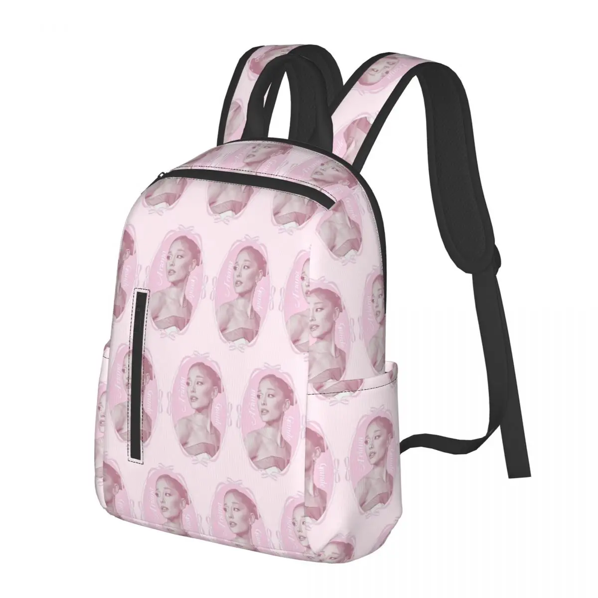 

Ariana Grande Pop Music American Singer Student Backpack School Bag Hiking Travel Daypack for Boys Girls Bookbag Shoulder Bags