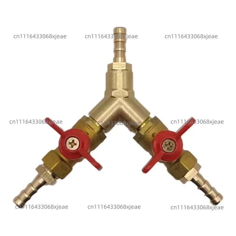 Automobile exhaust gas sampling tube three-way valve