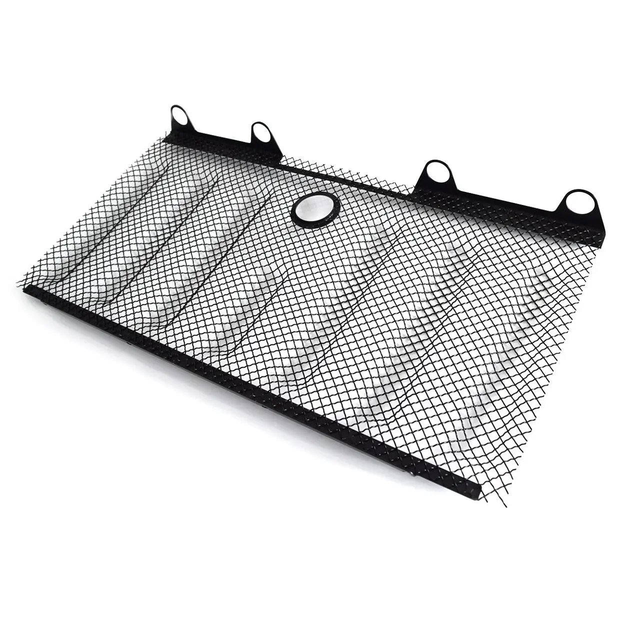 

Bumper Grille Mesh Insert for Jeep Wrangler JK 3D with Engine Cover Lock Hole Grid Grill Accessories